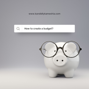 Google search for how to create a budget